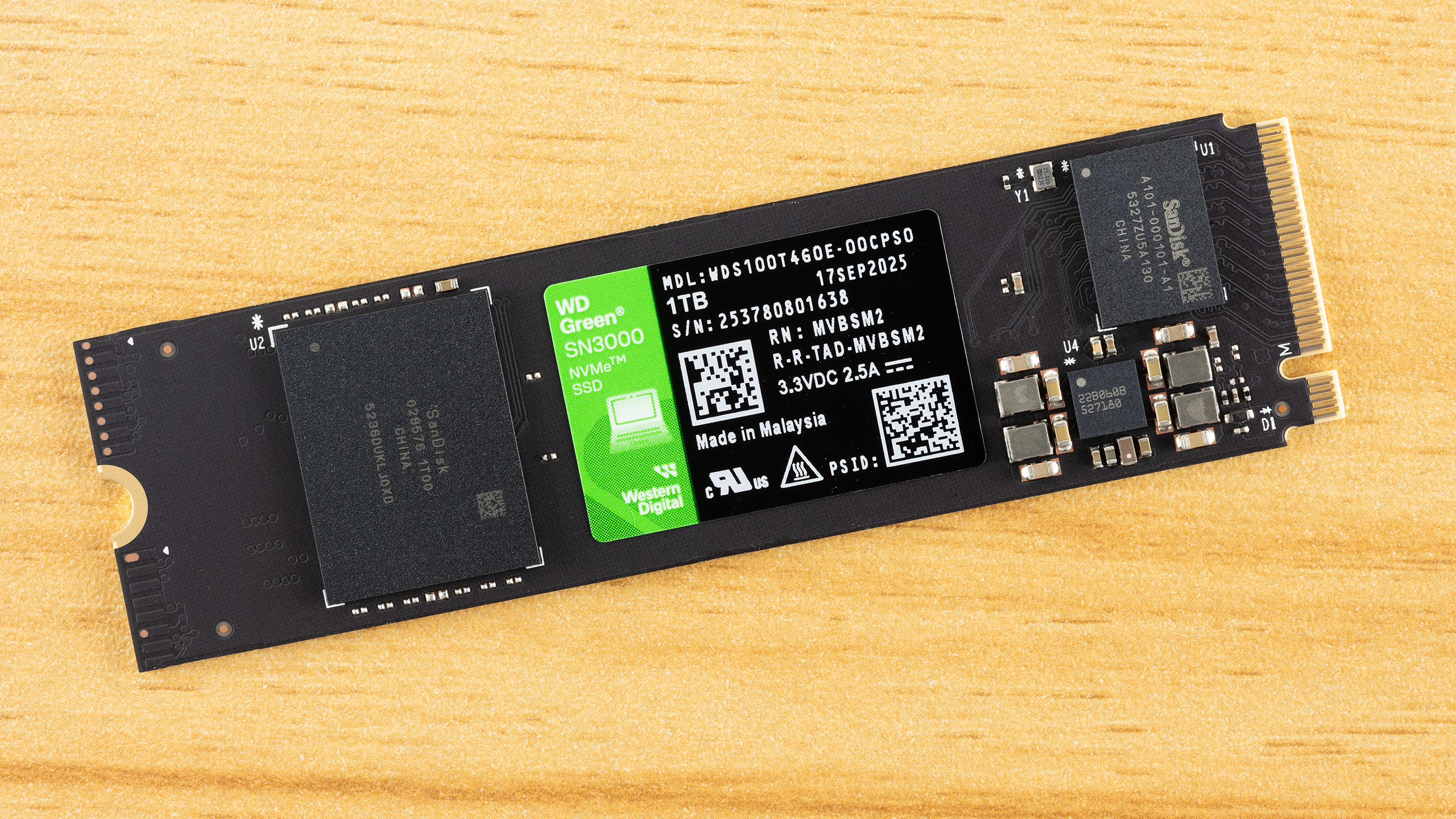 NVMe SSD for Data Storage